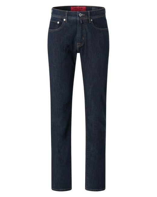 Pierre Cardin 5-Pocket-Jeans LYON dark blue rinsed denim 30915 7701.02 für Herren