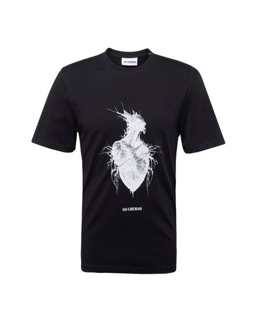 Han Kjobenhavn T-Shirt Heart Monster (1-tlg) in Black für Herren