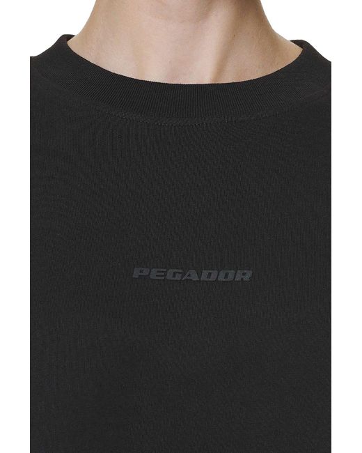 PEGADOR Black T-Shirt Bel Air Heavy
