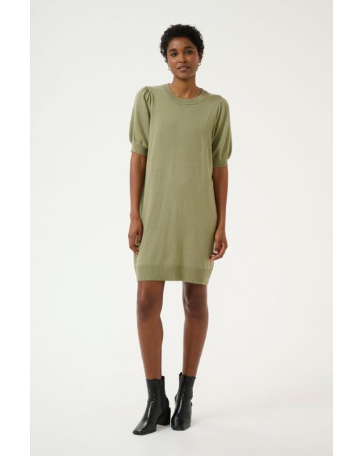 Kaffe Green Strickkleid Kleid KAlizza