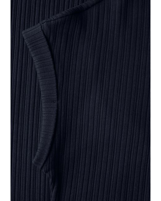 Street One Blue Midikleid mit Rundhalsausschnitt