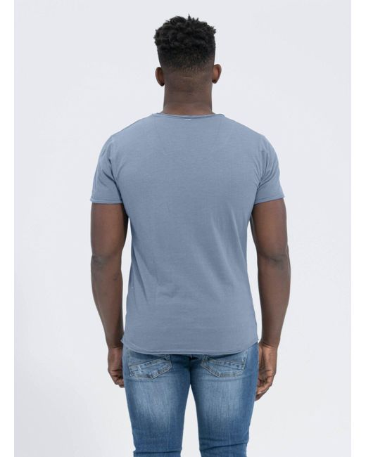 Key Largo T-Shirt MT SODA NEW v-neck in Blue für Herren