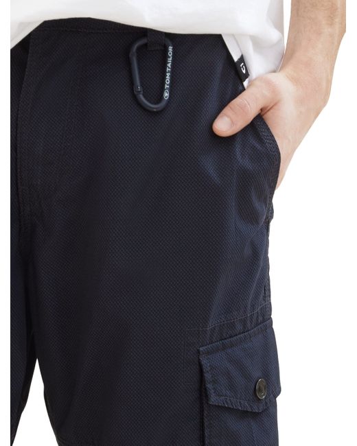 Tom Tailor Shorts mit Logo Print in Gray für Herren