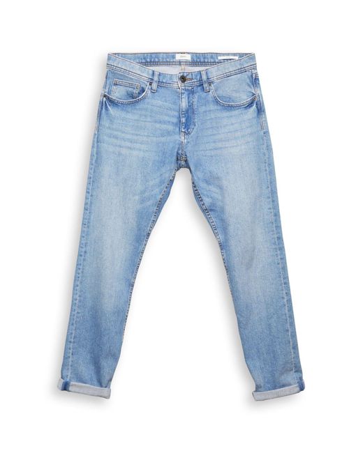Esprit Slim-fit-Jeans Stretch-Jeans mit Organic Cotton in Blau für Herren |  Lyst DE