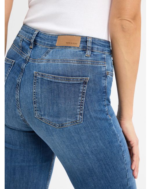 MORE&MORE Blue &MORE Straight-Jeans