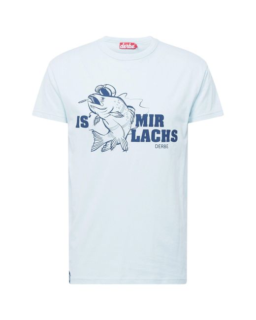Derbe T-Shirt (1-tlg) in Blue für Herren