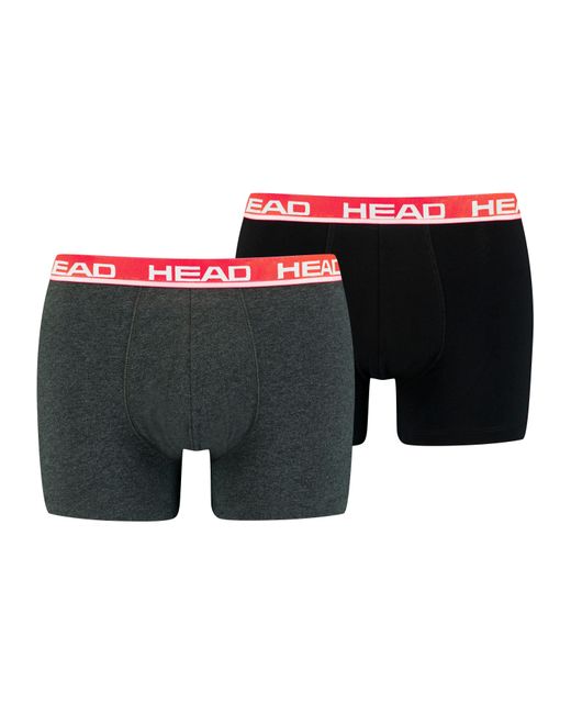 Head Black BASIC BOXER 2P (2er Pack) mit elastischem Logobund