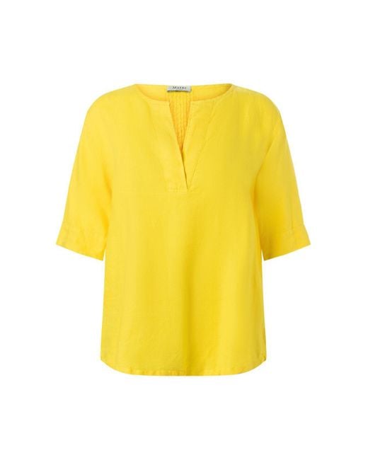 Maerz Yellow Kurzarmbluse