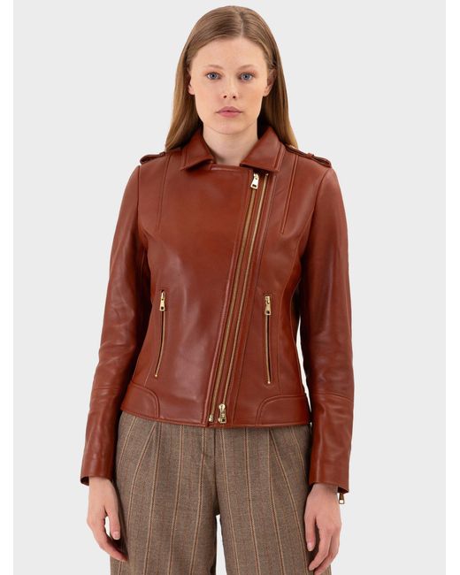 Roccoban Berlin Brown Lederjacke Brooklyn