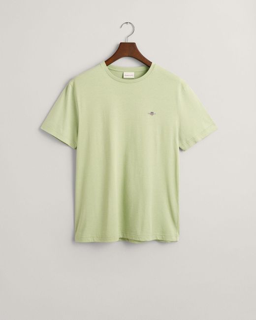 Gant Regular Fit Shield T-Shirt in Green für Herren
