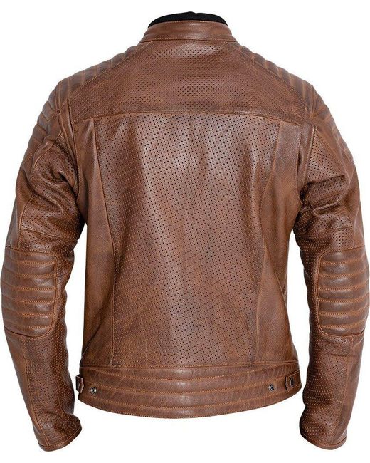 John Doe Motorradjacke Leather Jacket Drifter in Brown für Herren