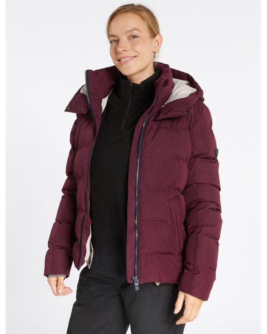 Ziener Purple Fleecejacke TUSJA lady (jacket ski) velvet red