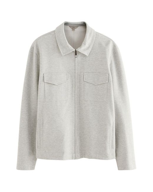 Next Hemdjacke aus Jersey (1-St) in Gray für Herren