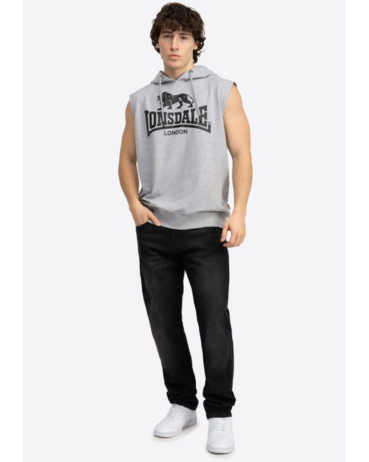 Lonsdale Sweatweste in Gray für Herren