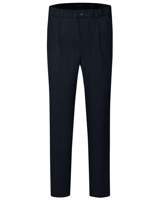 Bugatti Bundfaltenhose mit Stretchfunktion in Blue für Herren