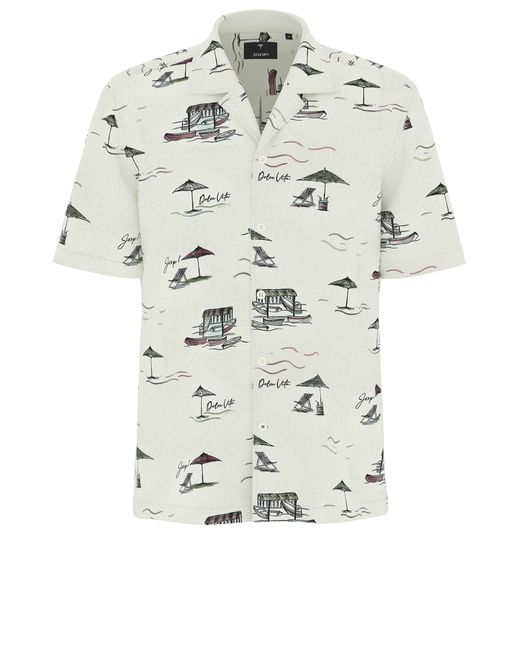 Joop! Langarmhemd Kawai (1-tlg) in White für Herren