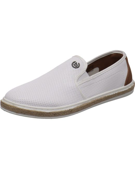 Bugatti Slipper in White für Herren