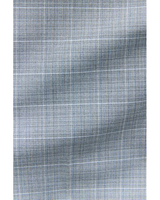 Next Anzughose Karierter Anzug im Slim-Fit: Hose (1-tlg) in Blue für Herren