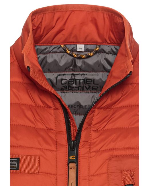 Camel Active Steppjacke Vest in Red für Herren