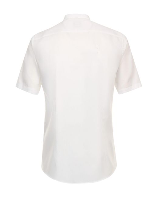 Venti Businesshemd Kurzarm uni Modern Fit in White für Herren