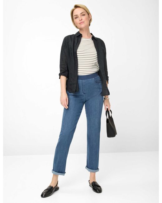 RAPHAELA by BRAX Blue Bequeme Jeans Style CARINA