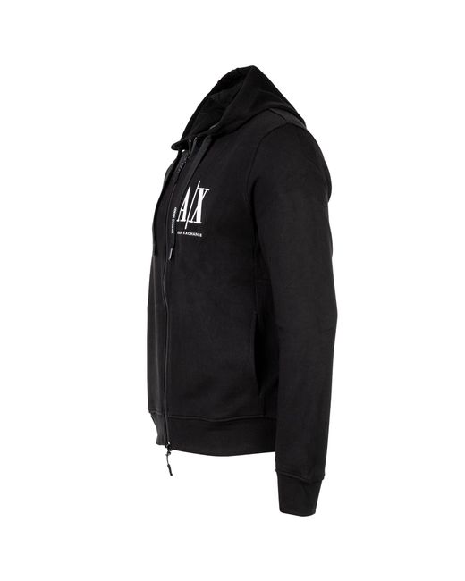 Armani Exchange Sweatshirt Jacke in Black für Herren