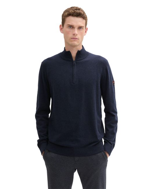 Tom Tailor Strickpullover in Blue für Herren