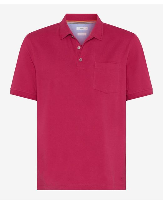 Brax Style Pete U (24-4818) Poloshirt in Pink für Herren