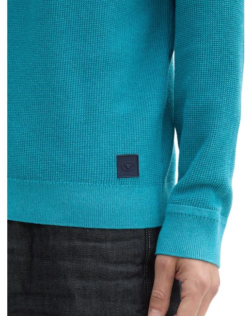Tom Tailor Strickpullover in Blue für Herren