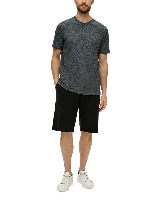 S.oliver Kurzarmshirt T-Shirt in Gray für Herren