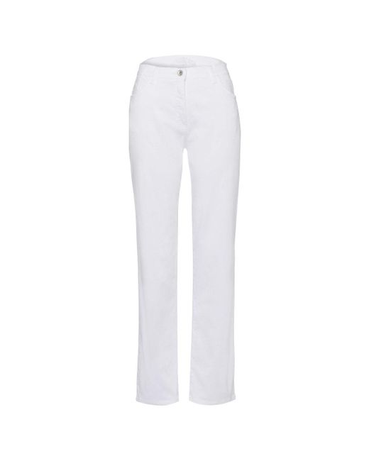 RAPHAELA by BRAX White 5-Pocket-Jeans Corry Fay Comfort Plus 10-6220 von