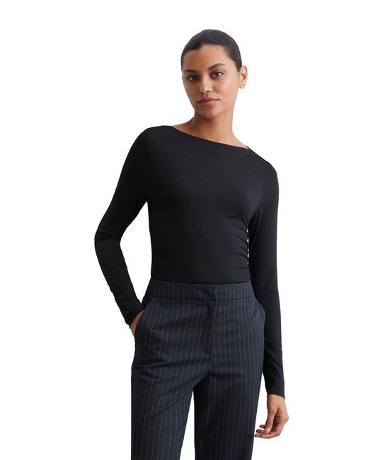 Marc O' Polo Black Langarmshirt aus TM Modal
