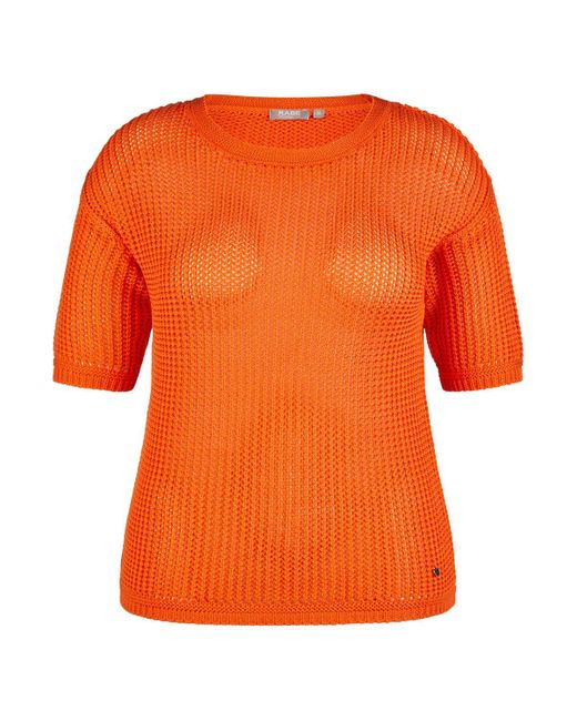 Rabe Orange Sweatshirt Pullover