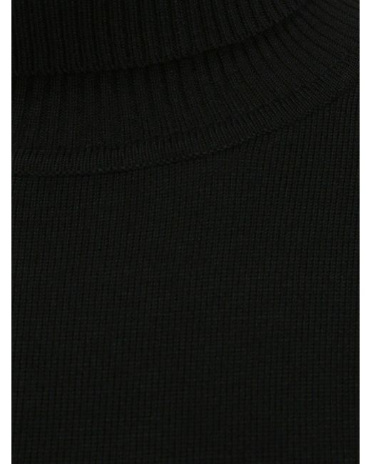 SOFT REBELS Black Strickpullover Marla (1-tlg) Plain/ohne Details