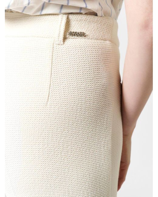ROSNER White Bügelfaltenhose Mara_355 mit Struktur