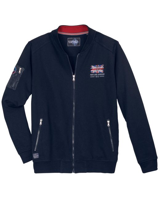 Redfield Sweatjacke in Blue für Herren