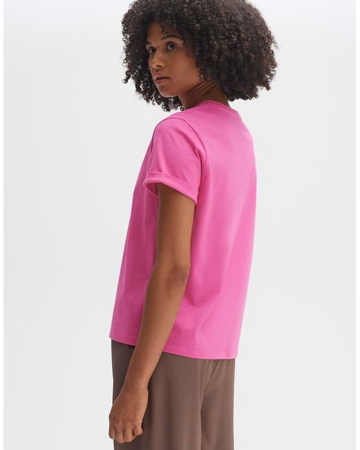 Opus Pink T-Shirt Serz lockere Passform