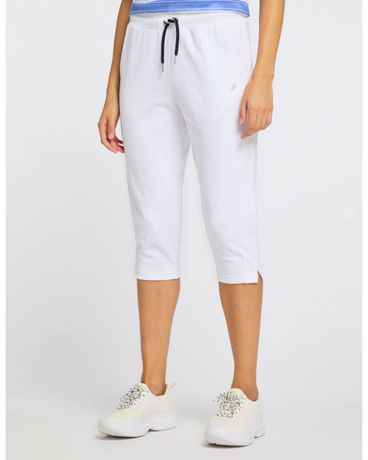 JOY sportswear White /-Hose 3/4-Sweathose HARPER