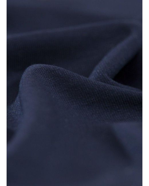 Trigema Blue T-Shirt mit modischem Knoten (1-tlg)