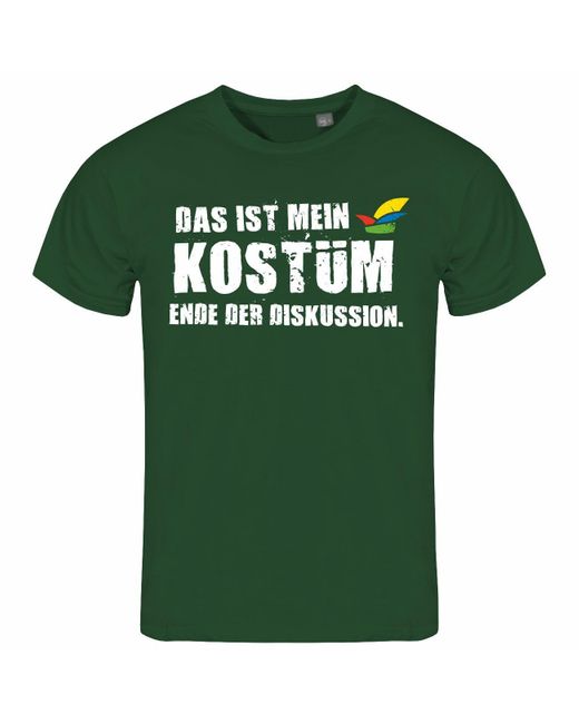deinshirt Print- T-Shirt Das ist mein KOSTÜM Ende der Diskussion Funshirt mit Motiv in Green für Herren