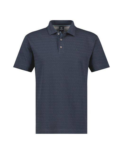 Lerros Poloshirt mit Markenlabel in Blue für Herren
