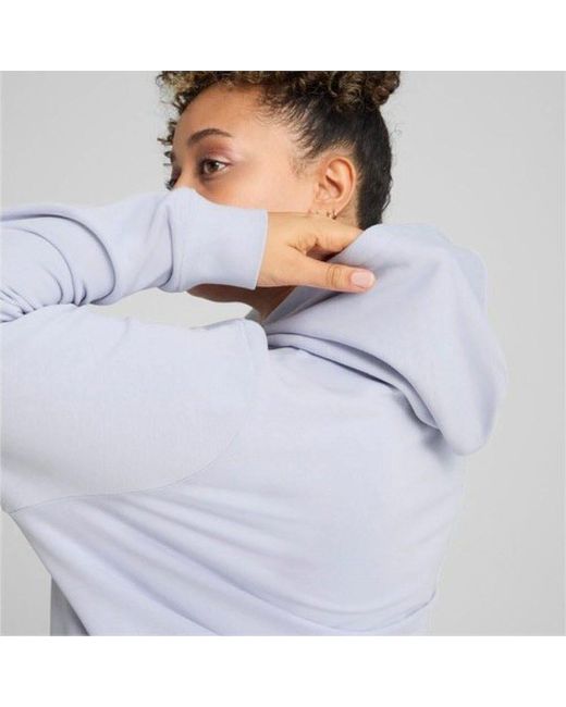 PUMA White Sweatshirt ESS No. 1 Logo Hoodie TR (s)