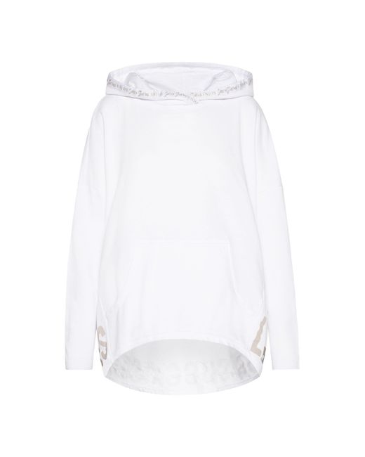 SOCCX White Kapuzensweatshirt mit verlängertem Saum hinten