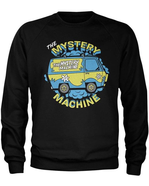 Scooby Doo Rundhalspullover The Mystery Machine Sweatshirt in Black für Herren