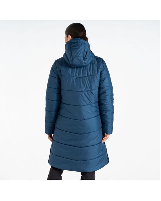 Dare 2b Blue Steppmantel Wintermantel Distinguish Baffle mit Kapuze