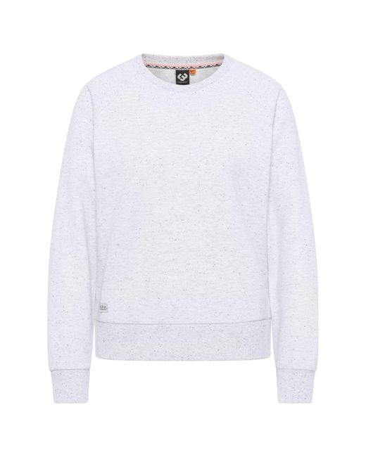 Ragwear White Sweatshirt JOANN Nachhaltige & Vegane Mode
