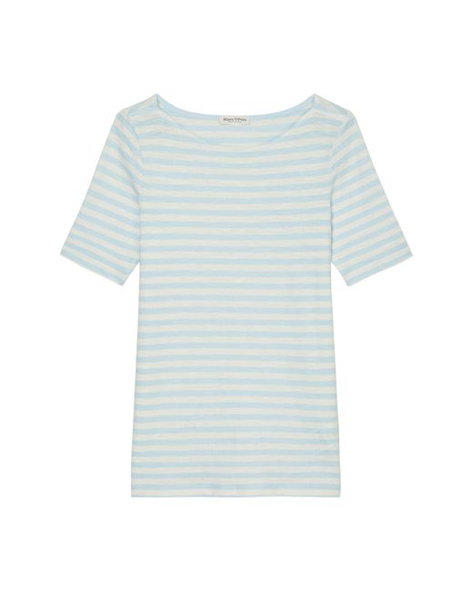 Marc O' Polo Blue Shirtbluse T-shirt, short sleeve, boat neck, s