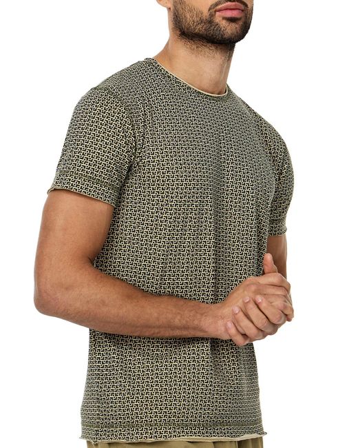 INDICODE T-Shirt INJude in Green für Herren