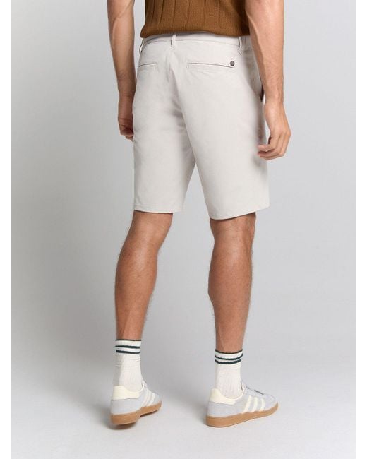 No Excess Bermudas Short Chino Jersey Travel in White für Herren