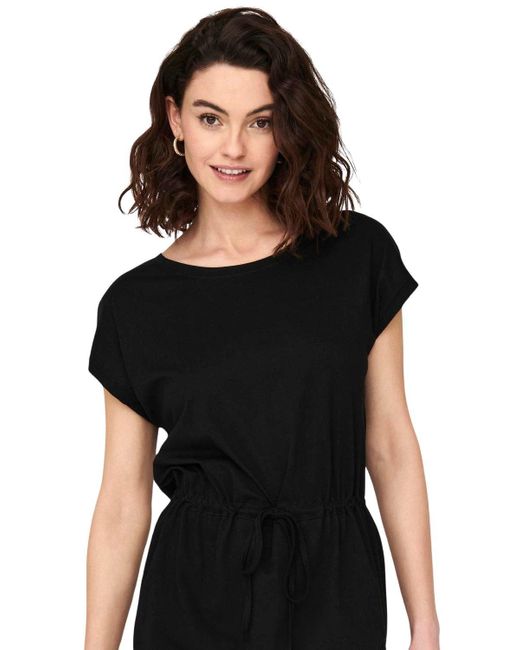ONLY Black Jerseykleid Basic Kleid kurz im Doppelpack